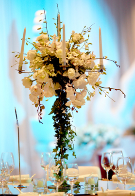 圆桌婚礼布置007