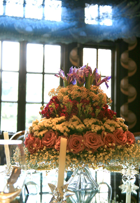 圆桌婚礼布置006