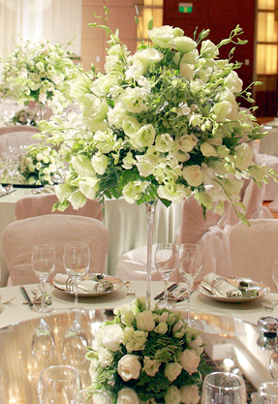 圆桌婚礼布置001