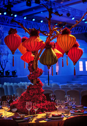 圆桌婚礼布置112