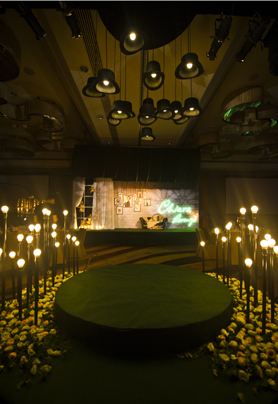 金属色创意婚礼布置