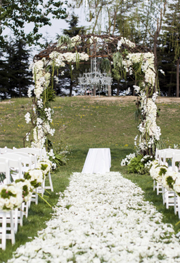 白色系婚礼布置