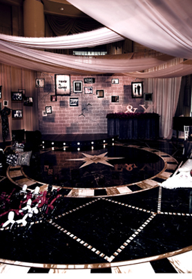 朋克风格婚礼布置