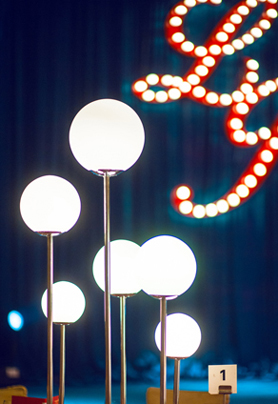 爵士主题婚礼布置