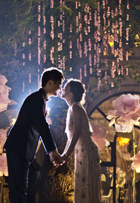 粉色花园主题婚礼