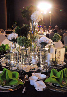 圆桌婚礼布置035