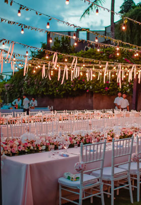 长桌婚礼布置39