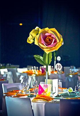 圆桌婚礼布置153