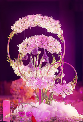 圆桌婚礼布置160