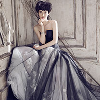 黑色婚纱  带有魔性的高冷