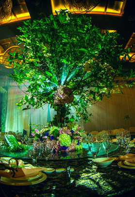 圆桌婚礼布置174