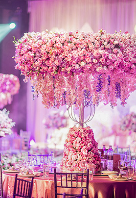 圆桌婚礼布置184