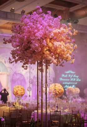 圆桌婚礼布置189