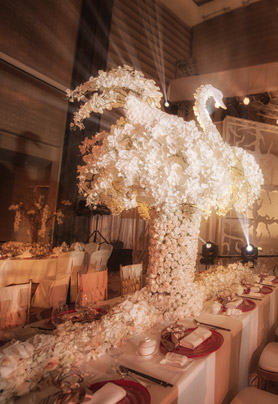 长桌婚礼布置95