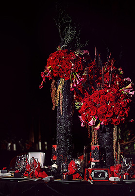 圆桌婚礼布置213