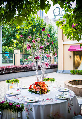 圆桌婚礼布置254