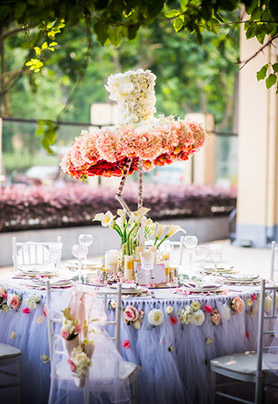 圆桌婚礼布置256