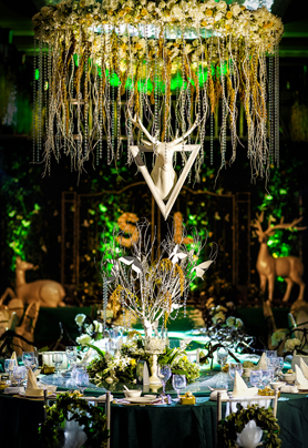 圆桌婚礼布置268