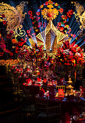 圆桌婚礼布置278