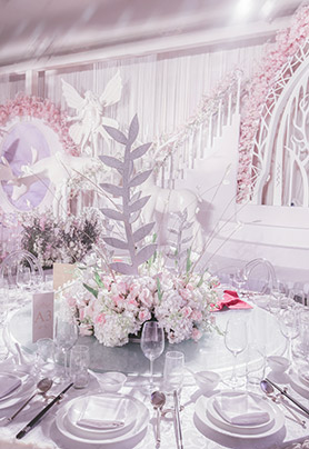 圆桌婚礼布置298