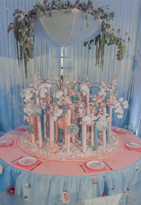 圆桌婚礼布置299