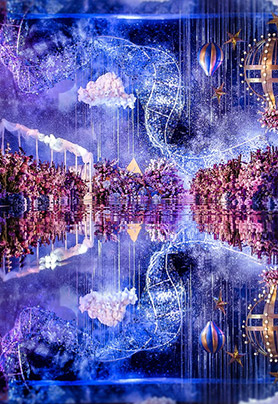 Kiss in the moonlight