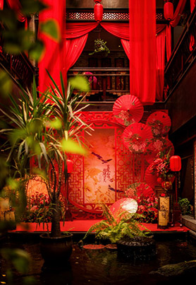 鸾凤和鸣  朝阳万久