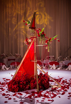 圆桌婚礼布置318
