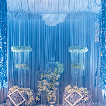  美美卓越婚礼学院 学员六小时婚礼策划——【冰雪灰】主题婚礼！