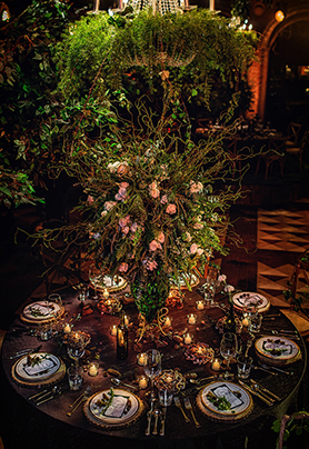 圆桌婚礼布置321