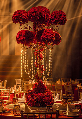 圆桌婚礼布置322