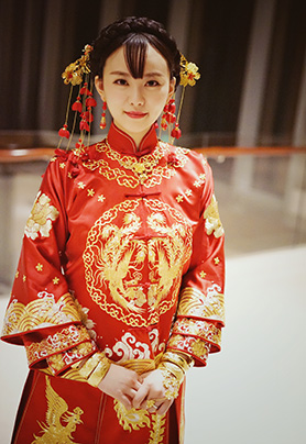 中式新娘客照