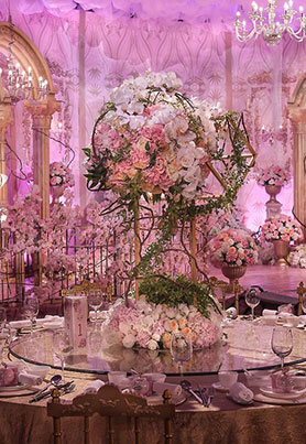 圆桌婚礼布置334