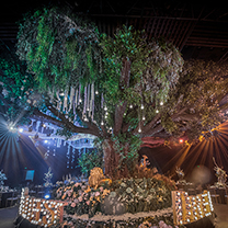 以树的生命形态，延伸一个多彩梦境 | 梦庄园私家宴会设计