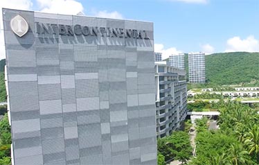 三亚半山半岛洲际度假酒店婚礼场布