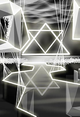 黑白电脑绘图步骤图