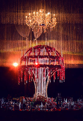 圆桌婚礼布置348