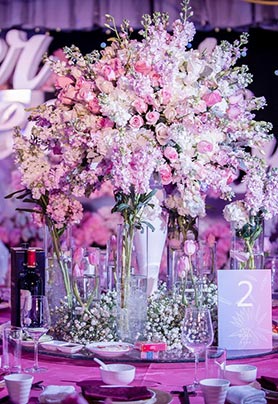 圆桌婚礼布置350