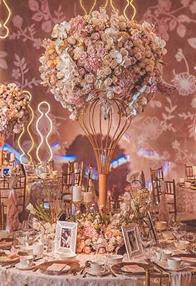 圆桌婚礼布置363