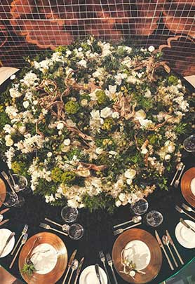 圆桌婚礼布置367