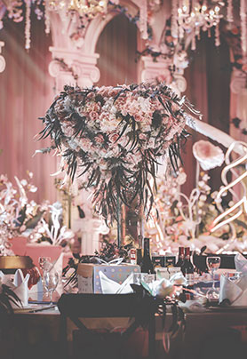 圆桌婚礼布置373