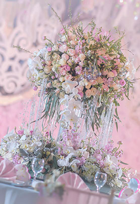 圆桌婚礼布置378