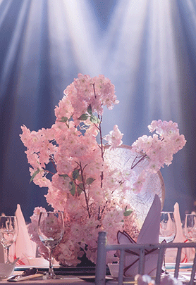 圆桌婚礼布置381