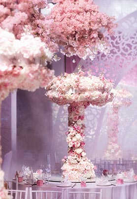 圆桌婚礼布置387