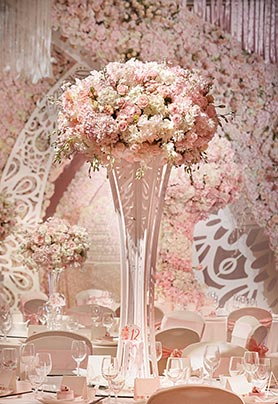 圆桌婚礼布置389