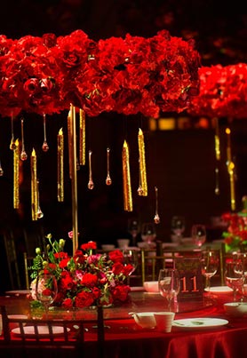 圆桌婚礼布置392