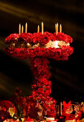 圆桌婚礼布置394