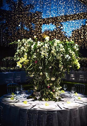 圆桌婚礼布置395