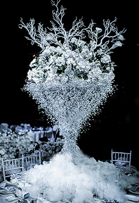 圆桌婚礼布置400