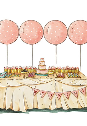 甜品区绘制步骤